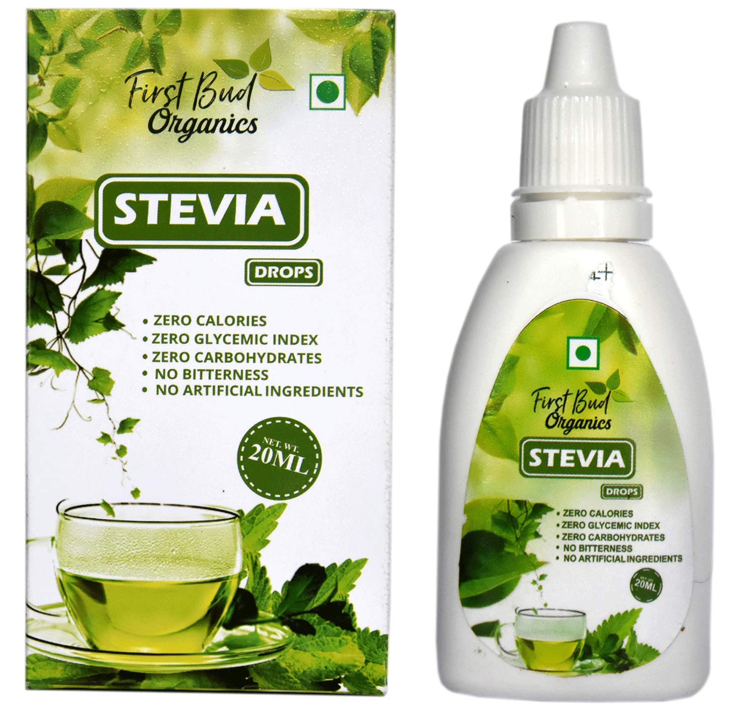 Buy First Bud organics Stevia Drops Liquid 20 ml 400 servings