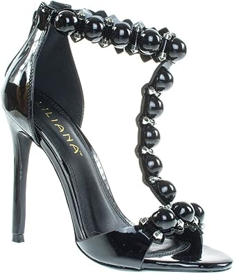 t strap high heel shoes