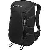 Eddie Bauer Adventurer Trail Backpack with Organization Compartments and Hydration/Laptop Compatible Sleeve, Black, 30L
