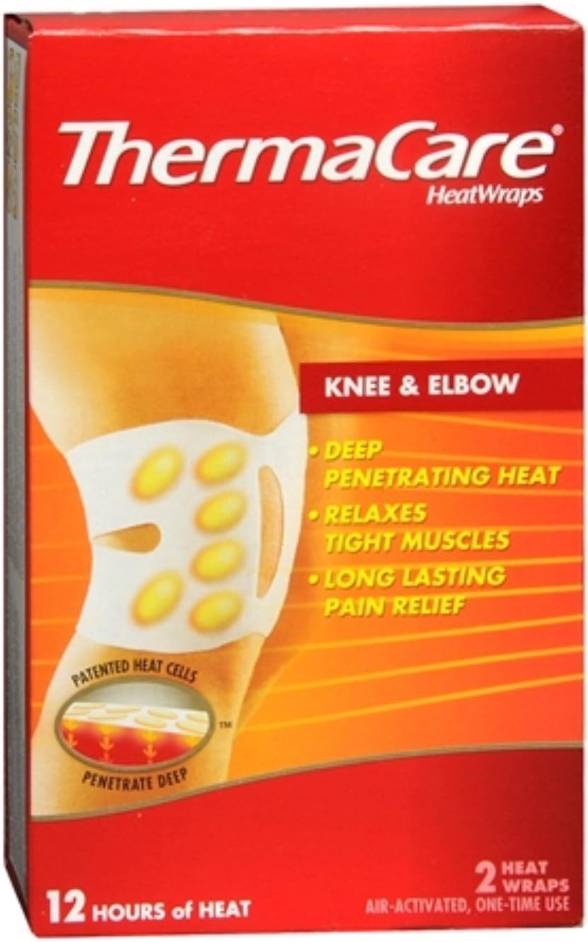 Thermacare Thermacare Heat Wraps Knee Elbow, 2 each