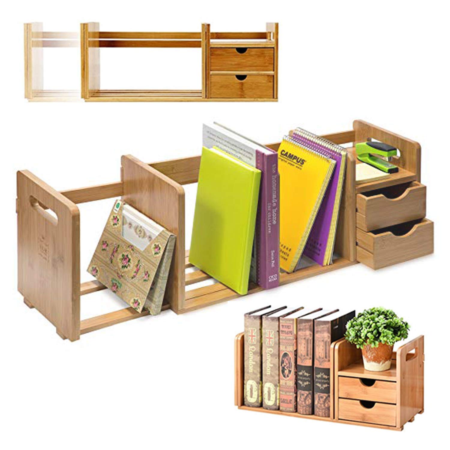 Desk Drawer Organizers Wooden Desk Organizer W Drawers Office