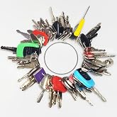 60 Heavy Equipment Keys Master Set Consturction Ignition Keys Fotklift Keys | Fit Kubota JCB Cat Yanmar Ditch Witch Backhoes Excavators Forklifts Loaders Tractors Bullozer &amp; Other Construction Equipments