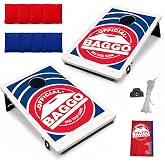 Baggo Classic Cornhole Set Portable Bean Bag Toss Game for Backyard Fun