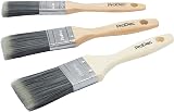 ProDec Decorator Synthetic Paint Brush Set 1in 1.5in 2in for Emulsion Gloss