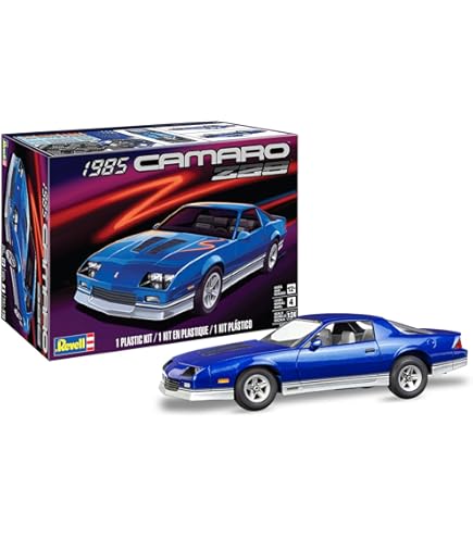 Kit De Modelo A Escala 1/25 Chevy Camaro Z28 1981 - Marca Revell, Plástico Para Montar Y Pintar
