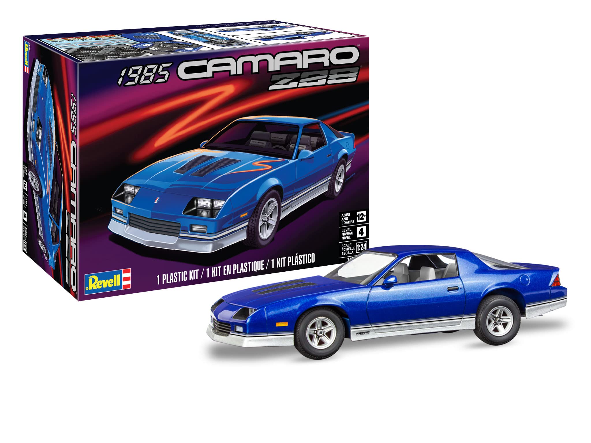 Revell Monogram 14540 1985 Chevy Camaro Z28 1:24 Scale Unbuilt/Unpainted Plastic Model Kit