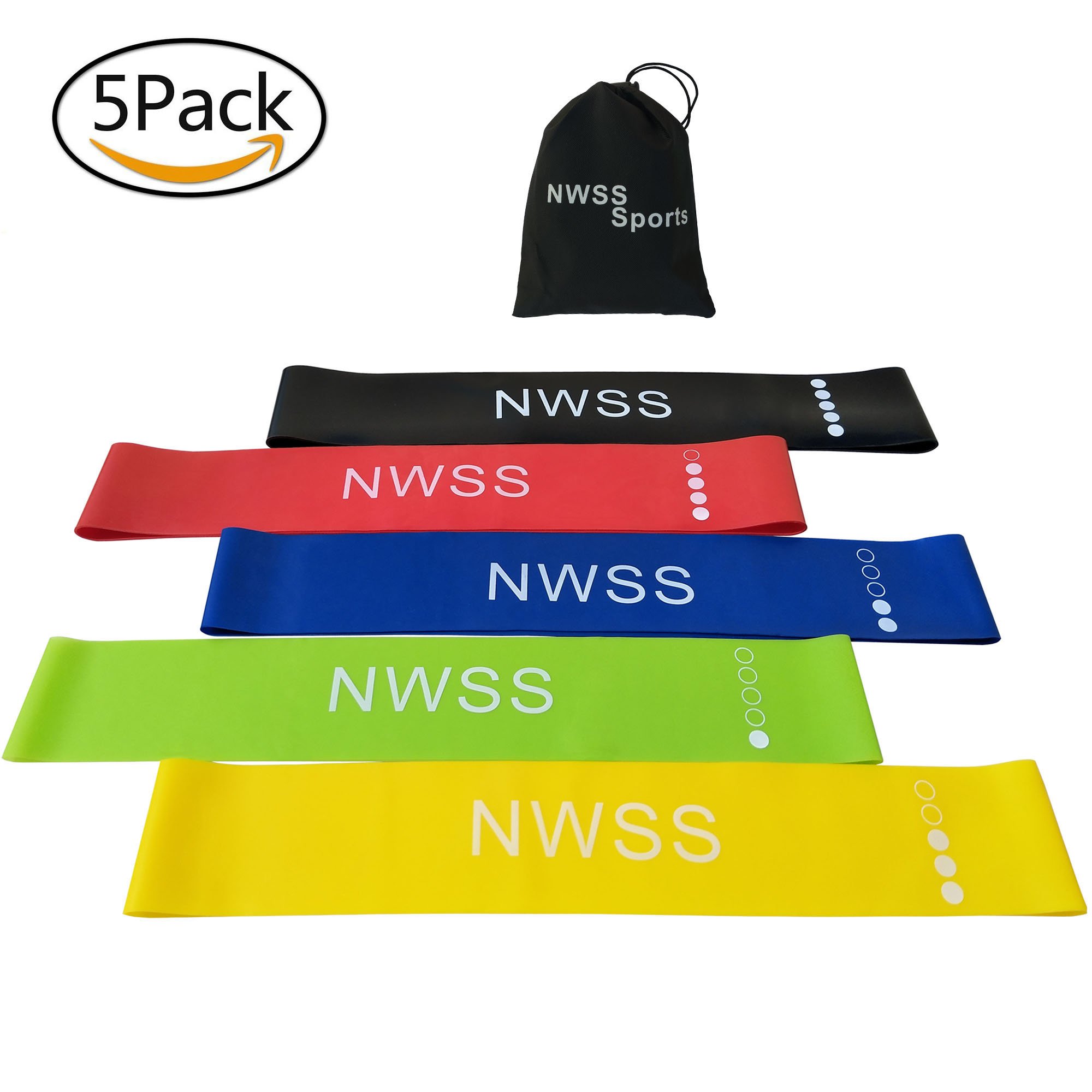 Bandas Ejercicio,Bandas Elásticas||Cintas Elasticas||Bandas de Resistencia para Piernas, Bandas Elasticas Fitness para Yoga, Pilates, Crossfit, Gym, Musculacion, Fisioterapia, Rehabilitacion