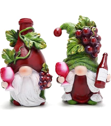 Gnome Wine Bottle Stoppers - Set Of 3 Silicone Stoppers | Handmade Zinc Alloy & Food Grade Silicone - View #6