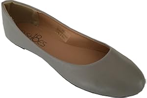 Shoes8teen Womens Ballerina Ballet Flats Shoes Leopard & Solids 14 Colors