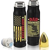 MoYueno Gifts for Dad, 17 Oz Stainless Steel Dad Tumbler with Lid, Father Thanksgiving Christmas Birthday Gift, Present Idea for Daddy Veteran from Daughter Son Wife, New Daddy Gift, Black, 1 PCS