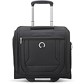 DELSEY PARIS Helium DLX Softside Luggage Under-Seater with 2 Wheels, Black, Carry on 16 Inch