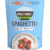 Miracle Noodle Ready to Eat Organic Spaghetti Pasta, 7 Oz (Pack of 6) | Plant Based Shirataki Konjac Noodles, 5 Calories, 1g Net Carbs Per Serving, Keto, Gluten-Free