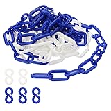 PATIKIL Plastic Chain Links, 10 Feet Safety