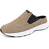 riemot Mules for Men Slip On Shoes Comfort Open Back Loafers Indoor Outdoor House Slippers Casual Closed Toe Clogs Lightweight Sneakers Non Slip Walking Shoe US9-14(Full & Half Sizes)