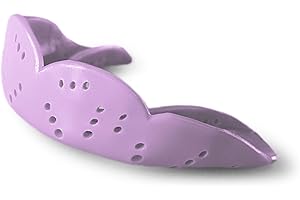 SISU Aero Small Mouthguard, Lucky Lavender - 1.6mm Thin - Custom-Molded Fit - Slim Design - Remoldable Up to 20 Times - for Team Sports - Non Toxic