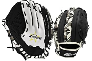 Defimob Baseball Glove, Softball Mitt, Softball Glove Youth Baseball/Softball Glove for Kids TeeBall Youth Adult Beginner Play & Training, Baseball Mitt Infield Mitts Left Hand Glove