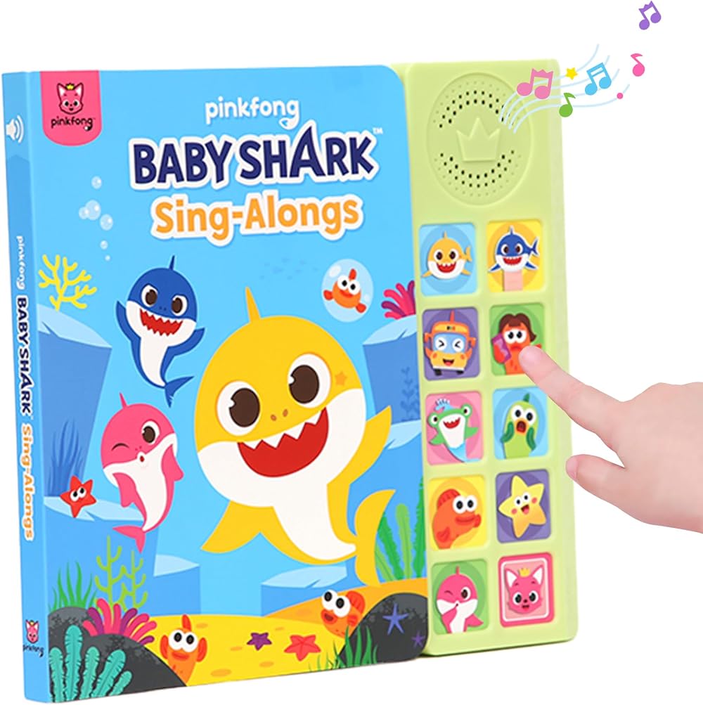Pinkfong Baby Shark Sing-Alongs 10 Button Sound Book Pinkfong Nursery Rhymes