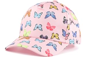 Duoyeree Kids Baseball Cap Sun Hat Adjustable Lightweight Soft Summer Beach Play Hat for Toddlers Little Boys Girls