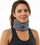 Wonder Care Soft Neck Brace Cervical Collar Grey XXL Adjustable view 1
