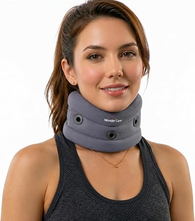 Wonder Care Soft Neck Brace Cervical Collar Grey XXL Adjustable