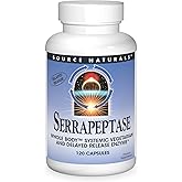 Source Naturals Serrapeptase - Delayed Release Enzyme - 120 Vegetarian Capsules