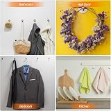 sourcing map 3pcs Self Adhesive Hooks Waterproof ABS Silicone Black view 6
