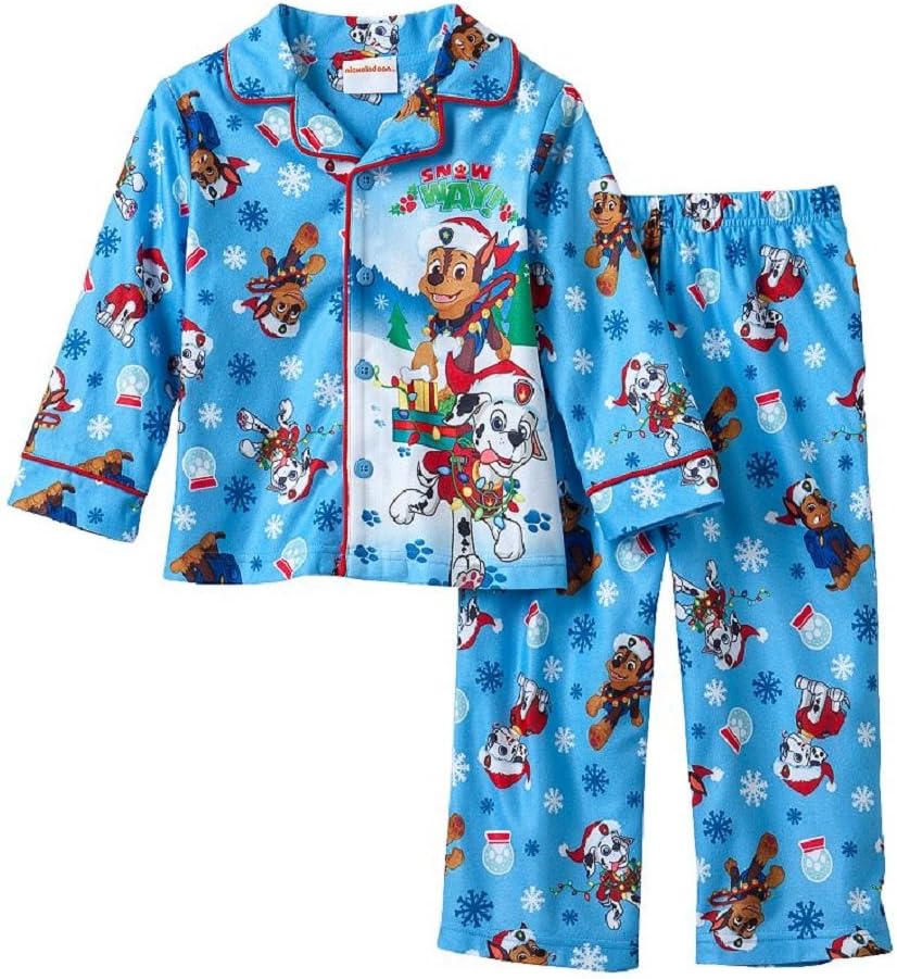Paw Patrol "Snow Way" Christmas Fleece Pajama Set - Toddler Boy