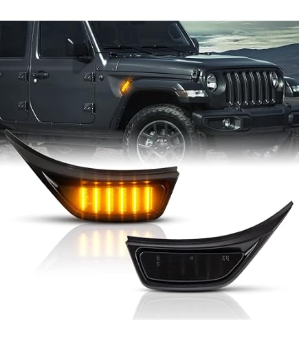 Amazon.com: POPMOTORZ Front Fender Side Marker Lights, LED Amber