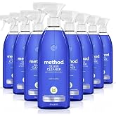 method Glass Cleaner Spray, Mint, Mirror &amp; Window Cleaner, 28 fl oz, 8 Pack | Great for Indoor &amp; Outdoor Glass Surfaces, Fresh-Smelling, Streak Free, Ammonia Free Solution, Spray Bottles
