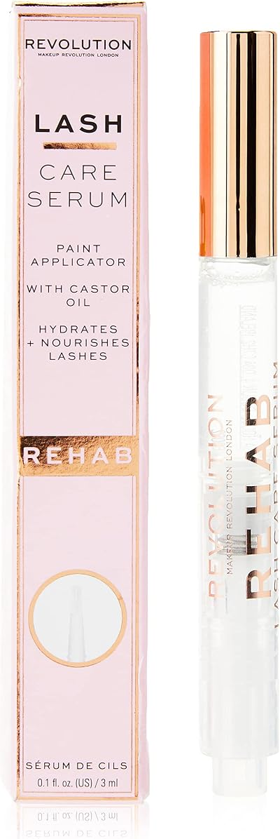 Makeup Revolution Rehab Lash Nourishing Serum Castor Oil Shea Butter Vegan
