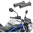 HAOBO 2Pcs Motorcycle Handlebar Grips, 7/8" 22mm 24mm Motorcycle Comfort Hand Handlebar Grip Thruster Grip, Non Slip Rubber Hand Handle Grips Dirt Bike Parts Universal for Motorcycle, Bike