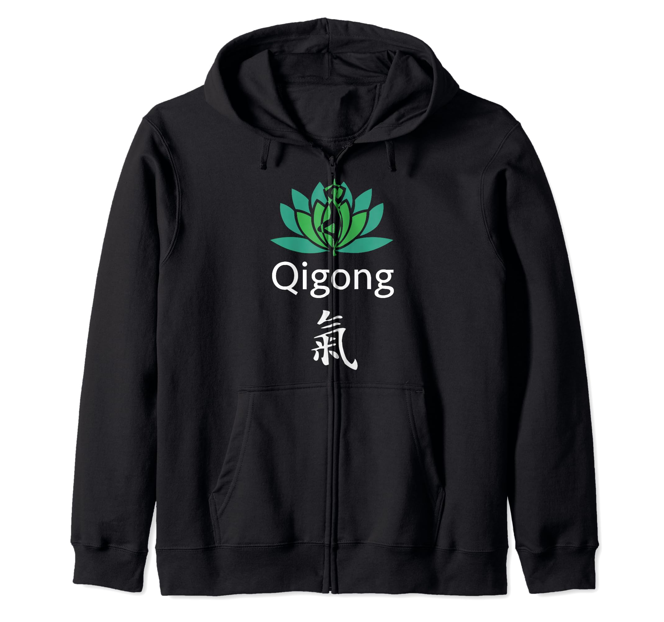 Qi Gong (Chi Kung) Calligraphy Instructors & Practitioners Zip Hoodie