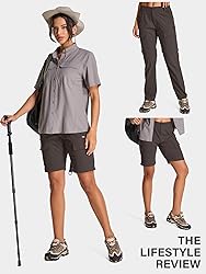 Womens Hiking Pants Convertible Quick Dry Stretch