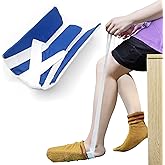 Sock Aid, Sock Helpers to Put on Your Socks for Seniors, Disabled, Pregnancy, Assist Device for Elderly, Tool Aide Puller Easy on and Off with No Bending(Dark Blue)