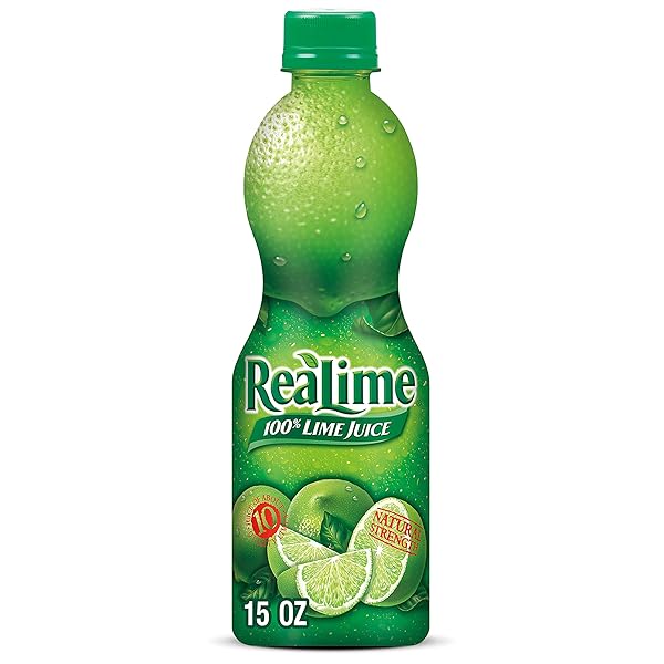REALIME 100% LIME JUICE, 15 FL OZ BOTTLE,...