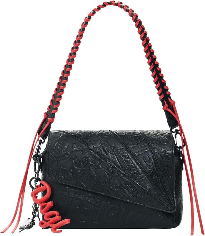 borsa a tracolla All Mickey Phuket Shoulder Bag Black nero