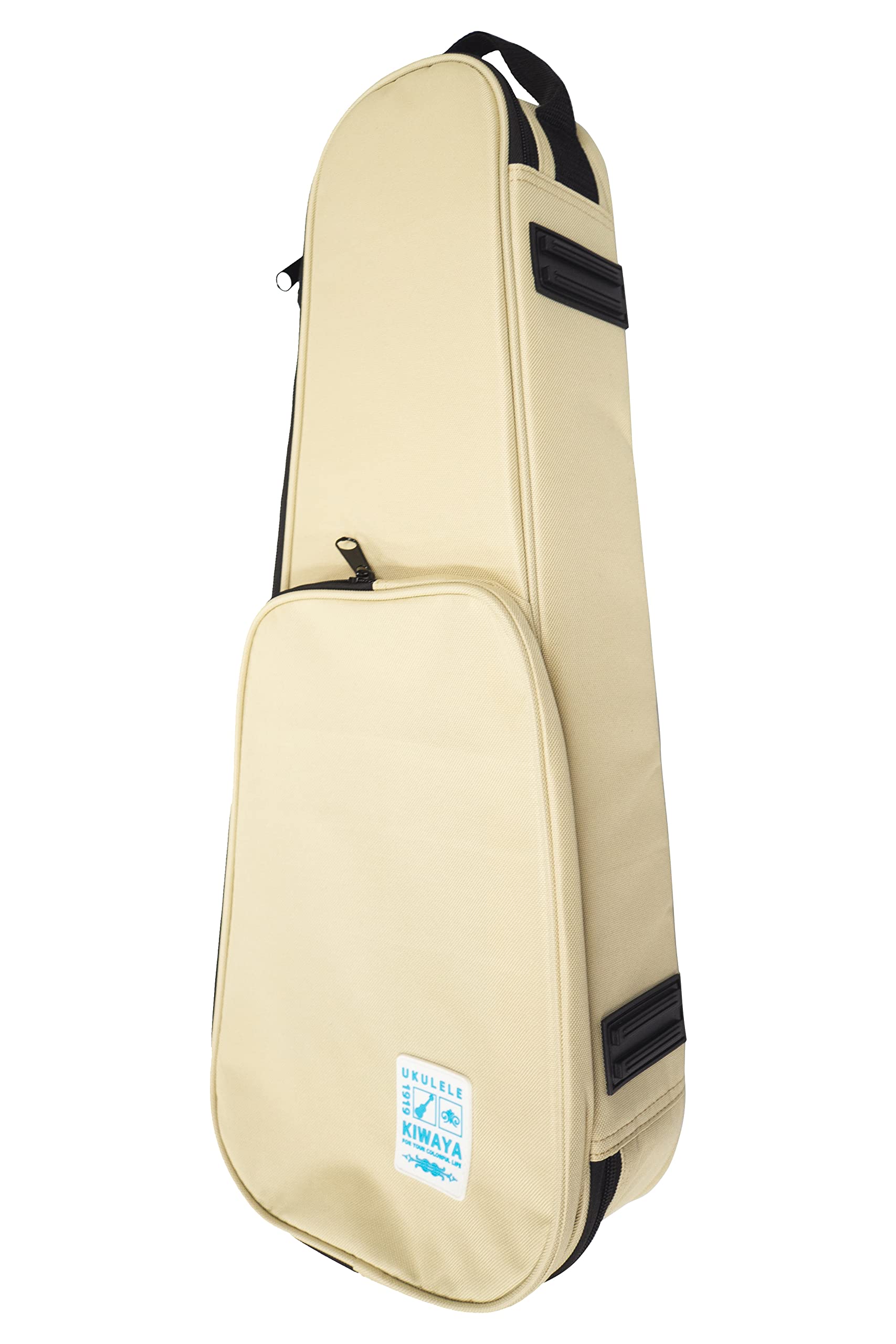 【KIWAYA】 KLC-Con/IV コンサートサイズ用 ウクレレライトケース (ロングネック対応 丈夫で軽量 収納可能なショルダー付)アイボリー商品画像