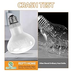 REPTI HOME New Upgrade Reptile Heat Lamp Bulb