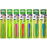 Clover Amour Crochet Hooks - Set of 7 - For Working with Thick Yarns