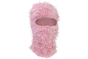 Ezovino Distressed Balaclava Ski Mask, Knitted Full Face Mask for Men/Women
