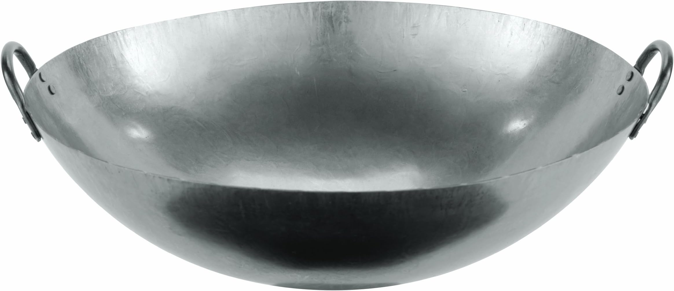 Paderno World Cuisine24-Inch Dual Handled Steel Chinese Wok