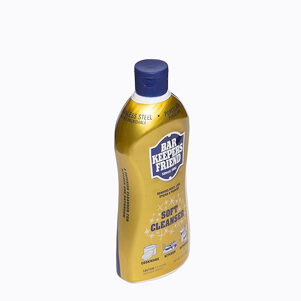 BAR KEEPERS FRIEND SOFT CLEANSER PREMIXED FORMULA | 13-OUNCES | (4-PACK)