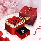 Hnustbo Eternal Rose Gift Set with Necklace for Women, Mum, Girlfriend view 2