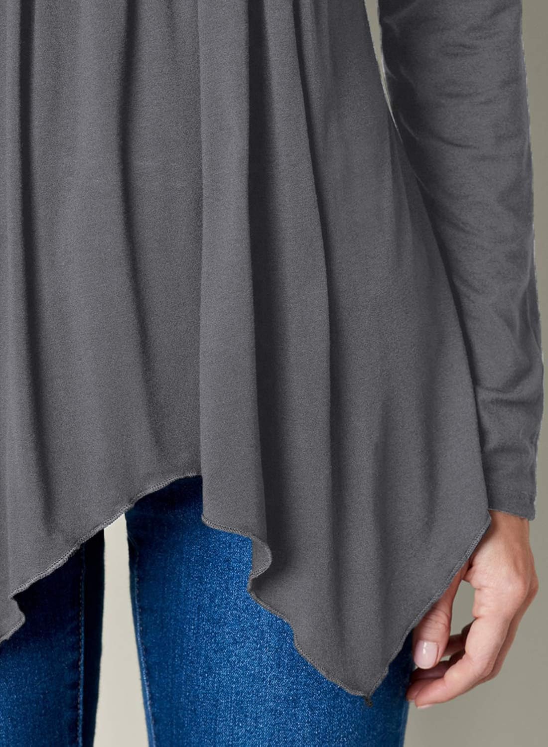 flowy cold shoulder top