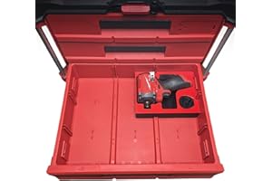 M12 Gen2 Stubby Impact Wrench Organizer Insert Compatible with Milwaukee PACKOUT 2-Drawer, 3-Drawer & Multi-Depth – Fits M12 