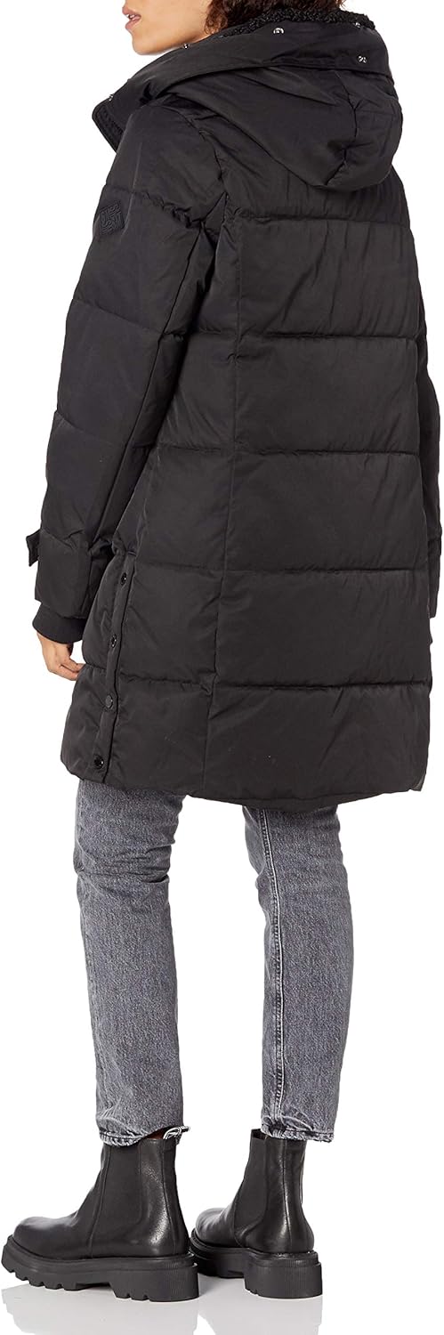 Steve Madden womens Long Puffer: Clothing