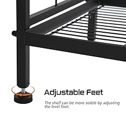 GIOTORENT 6-Wire Standing Storage Shelf, Metal