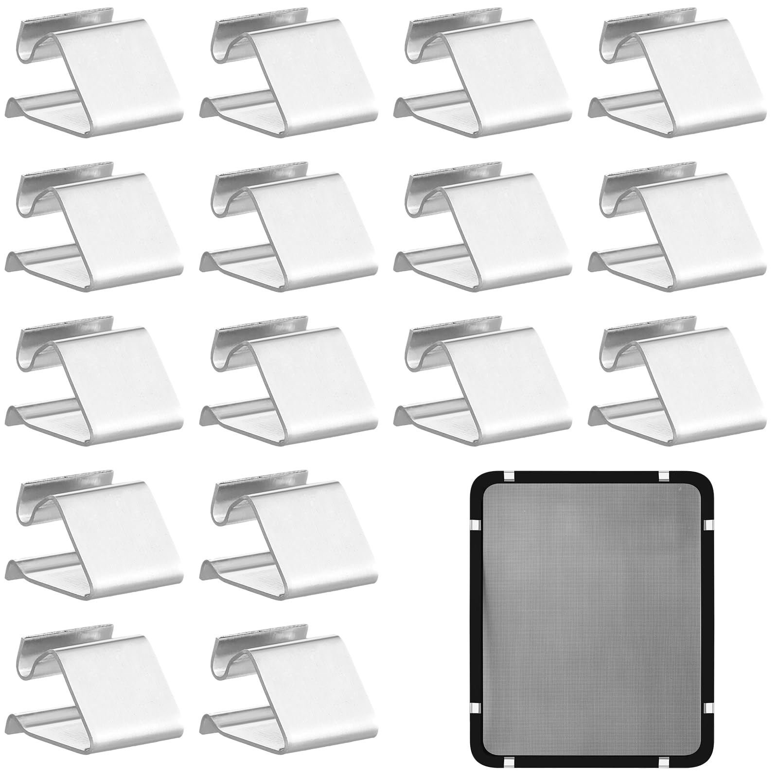 Photo 1 of **This set only has 15 pieces, please see pictures below**
Datanly 16 Pcs RV Window Replacement Screen Clips Screen Installer Clips Screen Retainers Clips RV Roll Form Screen Spring Bail for Replacing Clips on RV Window Screens Repairing Screen Frames