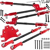 ARRCat Aluminum Links/Stabilizer Mount Upgrades Part for 1/5 Kraton/Outcast 8S,RC Turnbuckle &amp; Mount Hops Up,Red