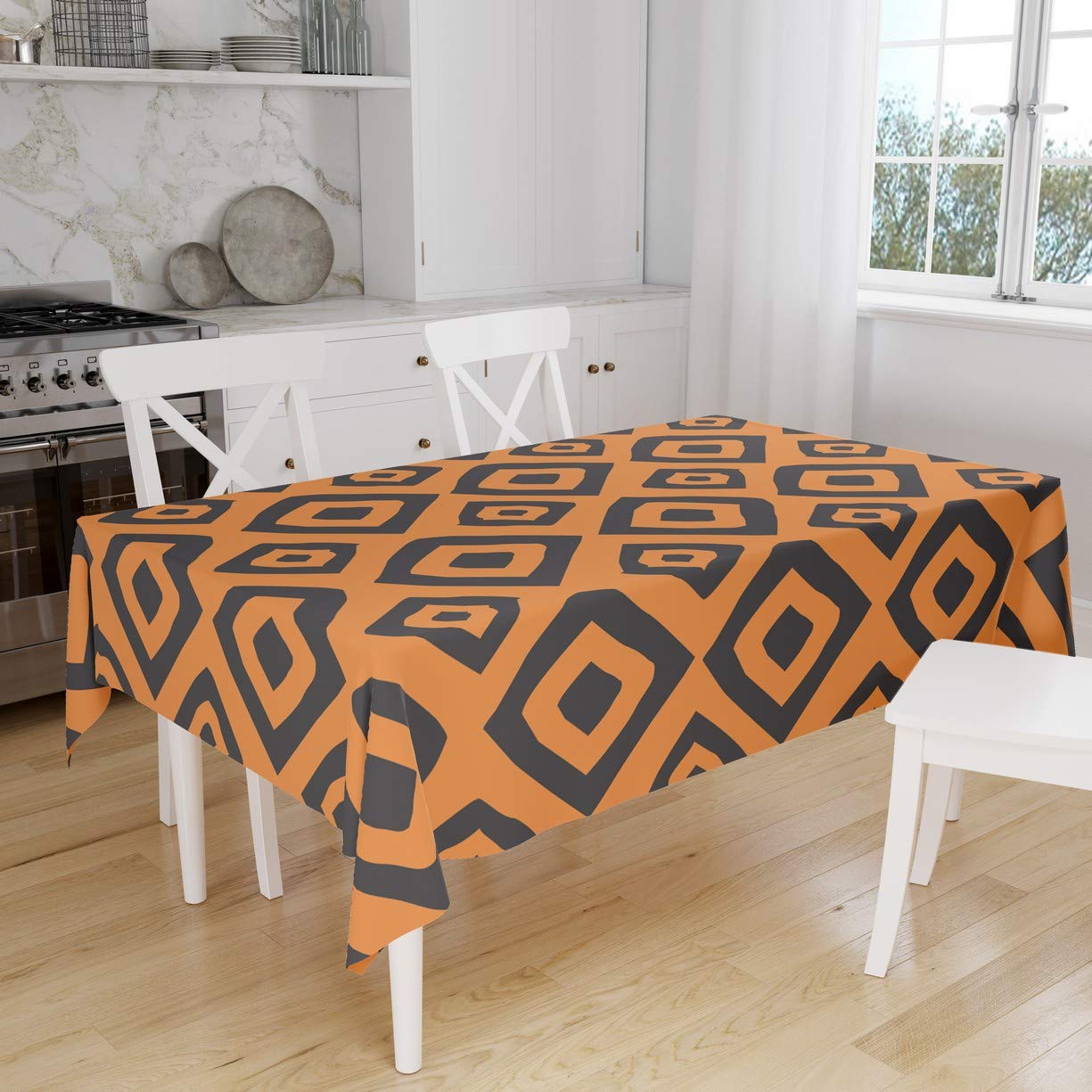 Bonamaison Kitchen Decoration, Tablecloth, 140cm x 160cm - Designed and Manufactured in Turkey